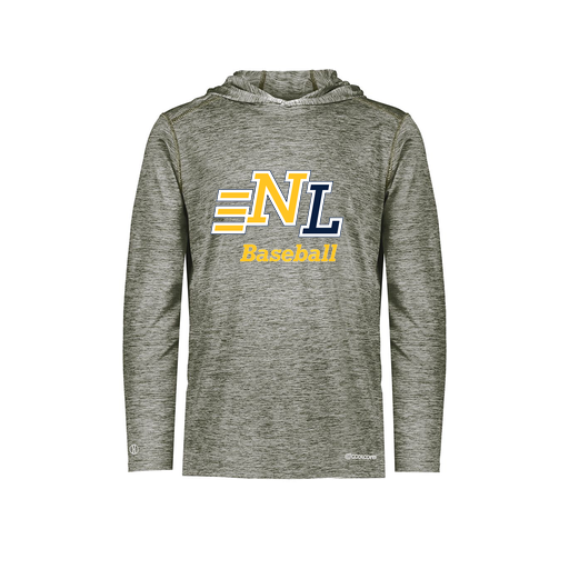 [FOLHCGGY-AS-LOGO1] Decker Men's Charge Hoodie (Adult S, Gray, Logo 1)